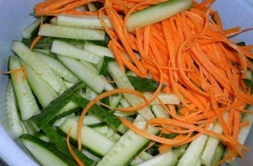 Китайский салат из овощей