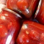 Помидоры в томатной пасте на зиму