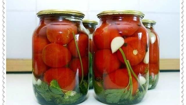 Рецепты маринованных помидоров в литровых банках